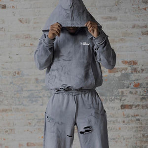 Chándal Deportivo para Hombre, Ecológico, de Primera Calidad, Transpirable, con Efecto Desgastado, Precio Económico, Ligero - Product Image 4