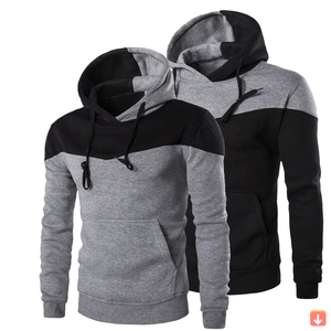Vente chaude poids lourd hommes survêtement à capuche personnalisé en relief 3D imprimé sweat tissu ensemble solide à capuche sweats unis - Product Image 1