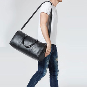 Bolsas de Viaje de Cuero Vacuno Personalizables con MOQ Bajo, Forro de Poliéster, Ligeras y Ecológicas, Estilo Deportivo y Moderno - Product Image 4