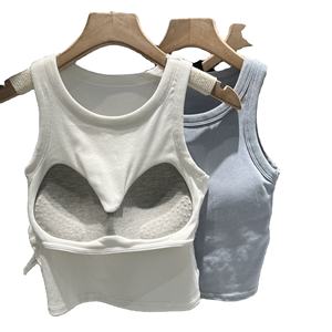 Nouvelle Collection – Débardeur d'été personnalisé sans manches à col rond, court, respirant, en tricot Spandex/Polyester, de haute qualité - Product Image 5