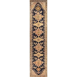 Nuray Modern Geometric & Floral Wool Rug Grey & Black Hand Knotted with Anti-Slip & <b>Washable</b> Features for Teens Home Use-Paem-8 - Product Image 1