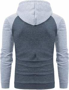 Sweat à capuche anti-rides unisexe Offre Spéciale hiver Impression numérique teint uni Prix pour hommes - Product Image 4