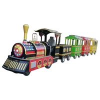 Haute qualité bonne sécurité coloré électrique parc d'attractions personnalisé Train sans piste à vendre