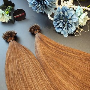 Fabriqué au Vietnam meilleure qualité Nano link Extensions de cheveux 100% cheveux humains pleine cuticule vierge cheveux prix de gros 2025 - Product Image 1