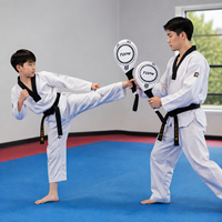 En gros, Cible de Taekwondo en forme de jambe de poulet avec poignées et cible de pied assemblée pour l'entraînement et le sparring en salle de sport d'arts martiaux