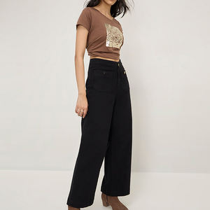 ODM Buena venta Producto Camiseta simple para mujer Camiseta al por mayor Tops de moda para mujer - Product Image 5