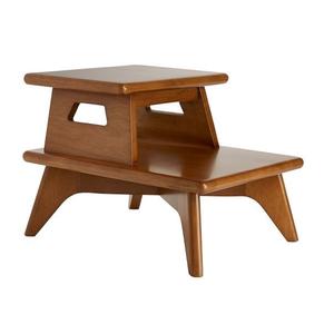 Tabouret d'appoint en bois massif de qualité supérieure avec texture lisse, idéal pour les comptoirs de cuisine, l'accès aux placards et l'usage quotidien - Product Image 2