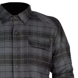 Chemise en flanelle pour homme, chemise en flanelle personnalisée pour homme et chemise de protection blindée de niveau 1 CE pour la moto - Product Image 4