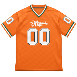 Uniformes de football personnalisés, chemises cousues, texte personnalisé, rétro, vêtements d'équipe de football américain pour unisexe - Product Image 3