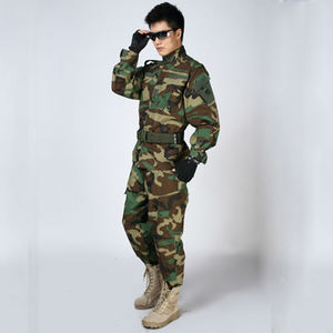 Venta al por mayor OEM uniforme táctico al aire libre personalizar la impresión de logotipo Multi bolsillos uniforme de seguridad uniformes de camuflaje de peso pesado - Product Image 3