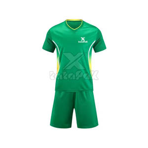 ชุดเสื้อฟุตบอลแบบแห้งเร็วชุดเสื้อแขนสั้นมีบริการ OEM - Product Image 3