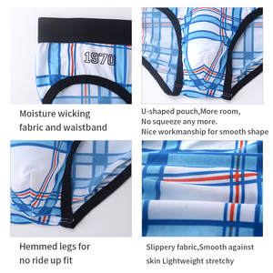 Calzoncillos Casuales de Alta Calidad para Hombre, Ropa Interior Elástica Sólida, Calzoncillos Boxer Sexys, Transpirables, de Secado Rápido, Cintura Alta con Cierre de Cordón - Product Image 5