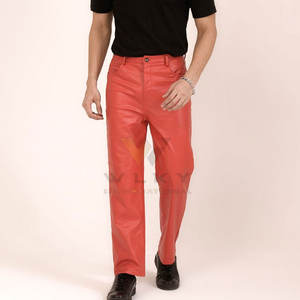 กางเกงหนังผู้ชาย เนื้อผ้าทนทาน แข็งแรง ตัดเย็บสบาย ดีไซน์เหนือกาลเวลา เหมาะสำหรับกิจกรรมกลางแจ้ง - Product Image 5