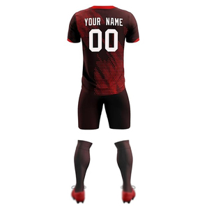 Maillot de football pour homme adulte 100% polyester à séchage rapide et respirant avec découpe automatisée et couleurs personnalisées - Product Image 3