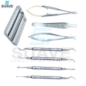 Juego de cataratas Instrumentos de cirugía ocular Juego de instrumentos microquirúrgicos oftálmicos de SUAVE SURGICAL INSTRUMENTS - Product Image 5