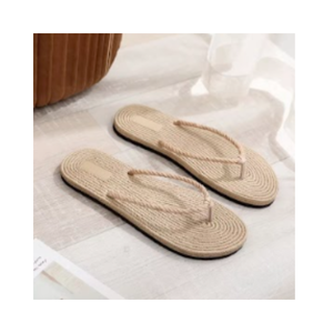 Sandalias de algas marinas superventas/zapatilla de algas marinas naturales/sandalias de paja que tejen algas marinas para vacaciones de verano 2024 - Product Image 1