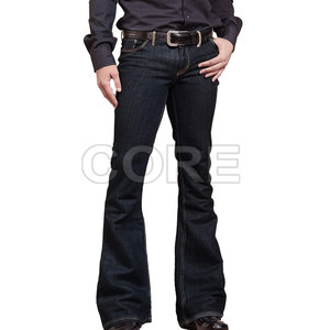 Gran oferta de alta calidad, el mejor material hecho, pantalones lavados para hombre, recién llegados, pantalones vaqueros Acampanados para hombre - Product Image 2