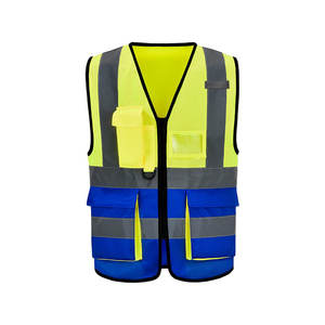 Chaleco DE SEGURIDAD transpirable personalizable logotipo al por mayor adultos al aire libre trabajadores chaleco reflectante - Product Image 5