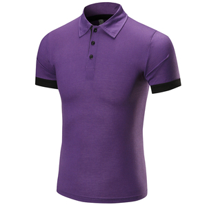 Camiseta de Polo de manga corta ligera para hombre, cómoda, suave, 100% algodón, patrón sólido, ropa a granel - Product Image 1
