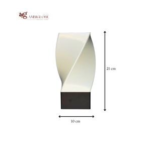 Hiện đại thân thiện với môi 3D in LED bảng đèn thanh thản Xoắn sóng thiết kế môi trường xung quanh Glow mềm ánh sáng linh hoạt E14 cơ sở phong cách đơn giản - Product Image 5