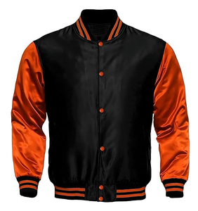 Varsity Jacket Letterman Baseball Jacket Bomber Jacket Tissu SATIN disponible en multi Custom CollegeBaseballjacket pour hommes - Product Image 3