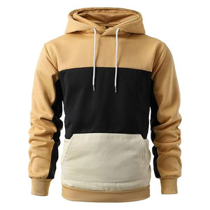 Sweat à capuche respirant en molleton 50% coton 50% polyester, coupe classique, pour l'hiver, col à capuche, impression personnalisée unie - Product Image 1
