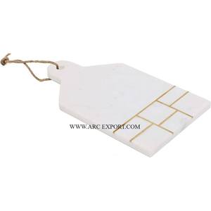 Planches à découper de légumes et de fruits de cuisine en marbre pur de grande taille - Product Image 6