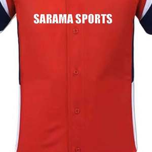 Logo personnalisé uniforme de baseball léger surdimensionné à prix bon marché uniforme de baseball pour unisexe - Product Image 3