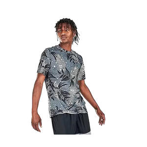 เสื้อพิมพ์ลายสำหรับผู้ชายของจอร์แดนสระว่ายน้ำสี: ดำ/ขาว/เทา100% ของแท้ - Product Image 1