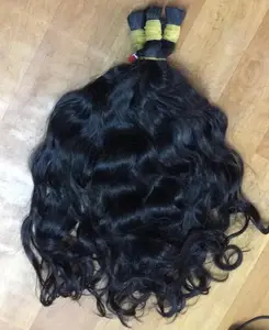 [Penjual murah]-bundel rambut Vietnam virgin jumlah besar VENDOR rambut manusia massal, Keriting dan lurus