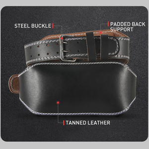 เข็มขัดพยุงเอวยกน้ำหนักหนังแท้แบบปรับแต่งสีและดีไซน์ได้ป้องกันขั้นสูงทนทานระบายอากาศได้ - Product Image 2