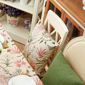 Ensemble de nappes pour Table à manger Table étanche à l'eau Anti-poussière Anti-déversement Résistant au sol Coton Lin Rectangle Nappes OEM - Product Image 3