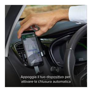 Soporte para Teléfono Móvil para Auto TESUPPCLIPGRAVK, Negro y Plateado, con Fijación por Gravedad - Product Image 4