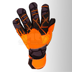 High Quality Professional <b>Leather</b> <b>Football</b> Gloves for Goalkeepers Breathable Protective Fingers - Product Image 6