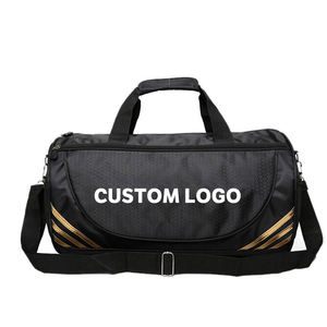 OEM Custom Genuine Leather Duffel Bag Waterproof Gym Sports Travel Bag <b>Large</b> Capacity Overnight Weekender Bag - Product Image 1