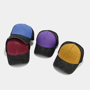 Gorra de béisbol de gamuza para exteriores bordada de 5 paneles con logotipo personalizado - Product Image 2