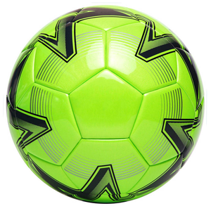 Balón de fútbol paquistaní de equipo deportivo de buena calidad de PVC grueso de cuero PU texturizado con unión térmica antideslizante - Product Image 1