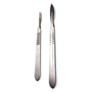 Mango de bisturí de hoja, mango de cuchillo quirúrgico de hoja ajustable, mango de bisturí quirúrgico de acero inoxidable, OEM personalizado 2025 - Product Image 1