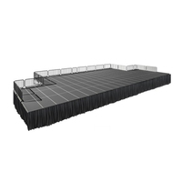 Escenario de aluminio OEM de alta calidad para eventos portátil 12x12 Escenario móvil