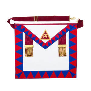 Delantal Masónico Artesanal, Accesorios Premium para Logia, Delantal Masónico con Bordado Tradicional Hecho a Mano - Product Image 1