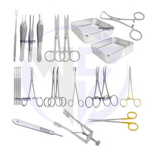 Lot de 23 Instruments de chirurgie générale pédiatrique coupés Ciseaux d'opération Mini pince à pansement Adson la plus vendue - Product Image 3