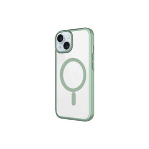 Coque rigide mate Netzy Green pour iPhone 15 Plus compatible MagSafe avec recharge sans fil – Housse de protection élégante pour téléphone - Product Image 5