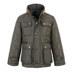 Blouson aviateur universitaire décontracté d'hiver pour hommes de grande taille, col rabattu en cuir de laine noire, broderie en chenille personnalisée, approvisionnement ODM - Product Image 1