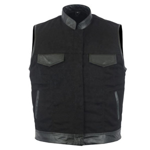 Chaleco de cuero genuino puro de la mejor calidad, chaleco de cuero para motocicleta para hombres y mujeres, todos los tamaños disponibles, chaleco transpirable para motocicleta - Product Image 1