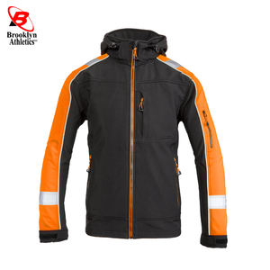 Chaleco Softshell con logotipo personalizado y chaqueta de seguridad de alta visibilidad transpirable de alta visibilidad servicio rápido buena calidad - Product Image 2