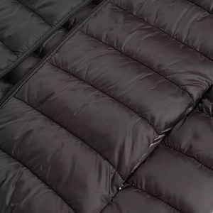 Veste en duvet ultra légère pour homme et femme, capuche, manteau d'hiver, grande taille, imperméable, respirante, noir, blanc, bleu, camouflage, personnalisable - Product Image 3