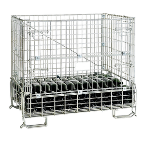 Contenedor de almacenamiento de 500 botellas de servicio pesado Jaula de Stillage de metal electrogalvanizado Equipo de almacenamiento de capacidad de carga de 800 kg - Product Image 1