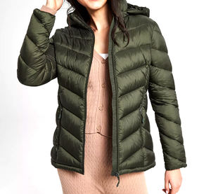 Veste matelassée professionnelle personnalisée pour femmes respirante avec poches en vente en gros avec taille personnalisée nouvelle veste populaire au look tendance - Product Image 1