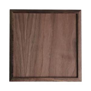 Plateau de service à thé de forme carrée de concepteur 2025 fournitures plateau de service en bois massif personnalisé plateau carré en bois d'acacia de haute qualité - Product Image 1