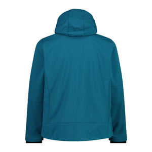 Wholesale Custom Embroidered Logo Softshell <b>Jacket</b> Waterproof Casual Winter Windbreaker Hooded Zipper Closure Thin Fabric - Product Image 2